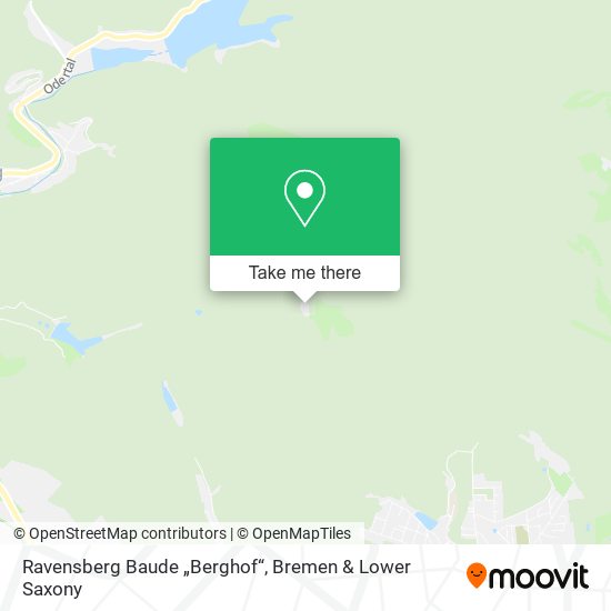 Ravensberg Baude „Berghof“ map