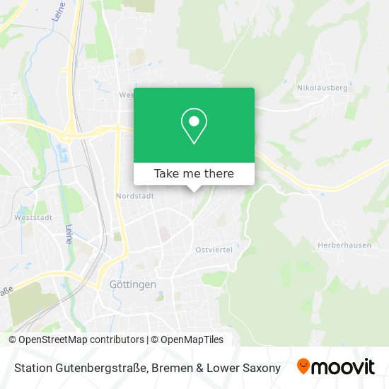 Station Gutenbergstraße map