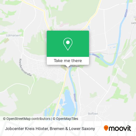 Jobcenter Kreis Höxter map