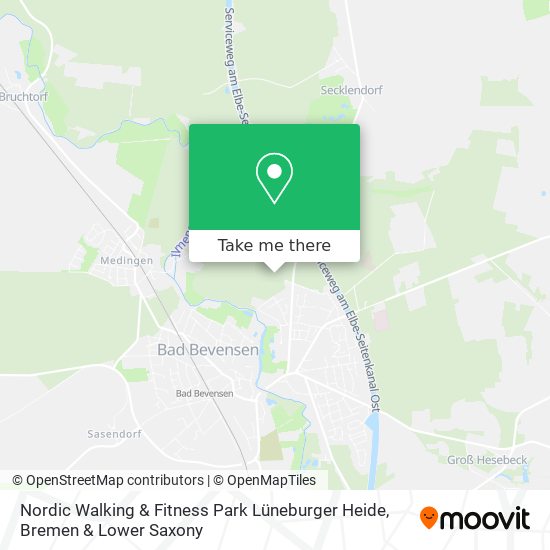 Nordic Walking & Fitness Park Lüneburger Heide map