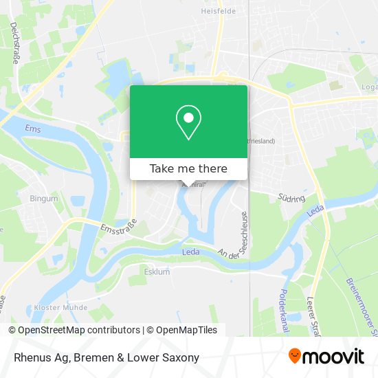 Rhenus Ag map