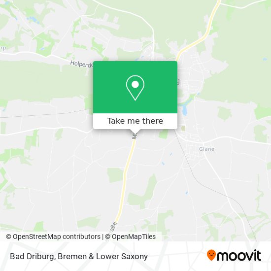 Bad Driburg map