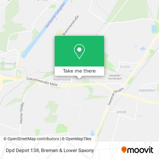 Dpd Depot 138 map