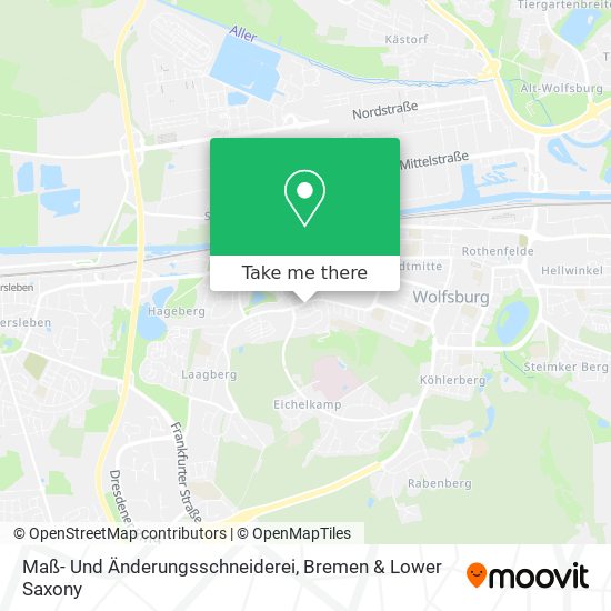 Maß- Und Änderungsschneiderei map