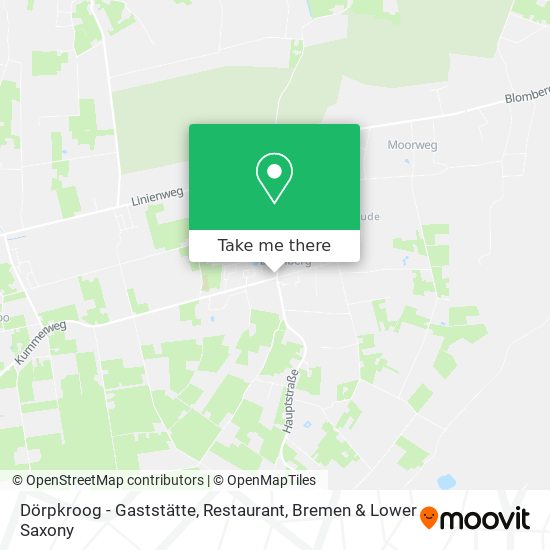 Dörpkroog - Gaststätte, Restaurant map