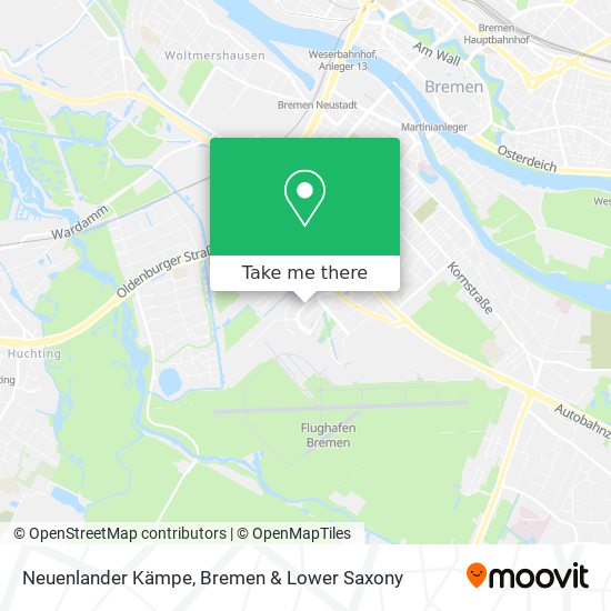 Neuenlander Kämpe map