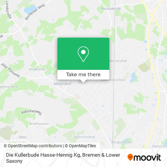 Die Kullerbude Hasse-Hennig Kg map