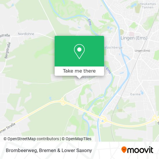 Brombeerweg map