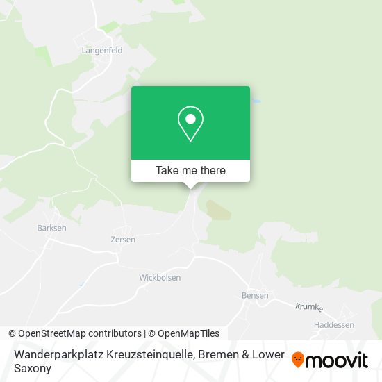 Wanderparkplatz Kreuzsteinquelle map