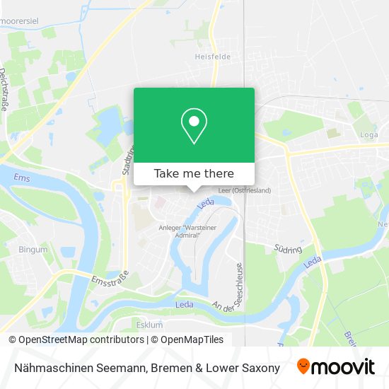 Nähmaschinen Seemann map