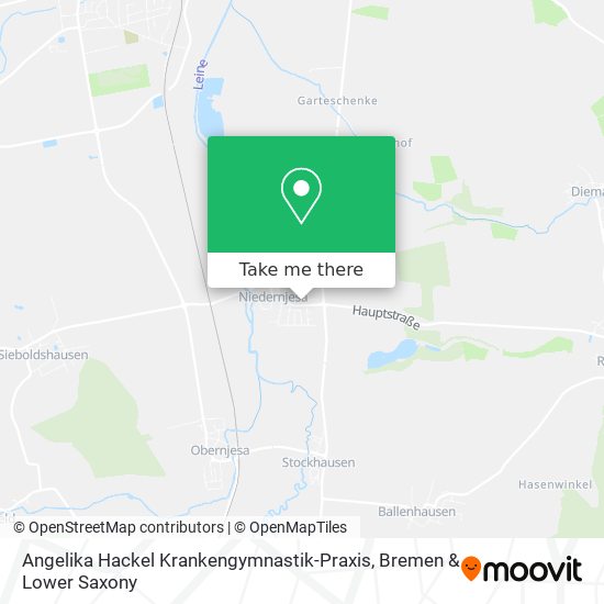 Angelika Hackel Krankengymnastik-Praxis map