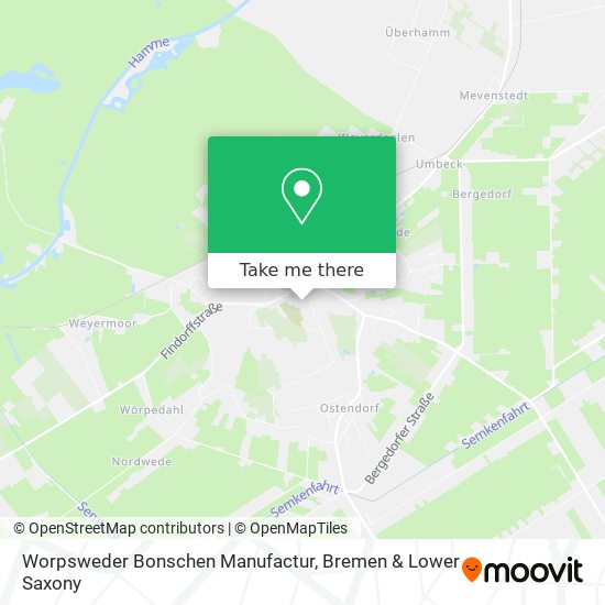 Worpsweder Bonschen Manufactur map