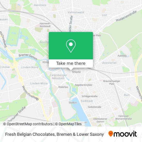 Fresh Belgian Chocolates map