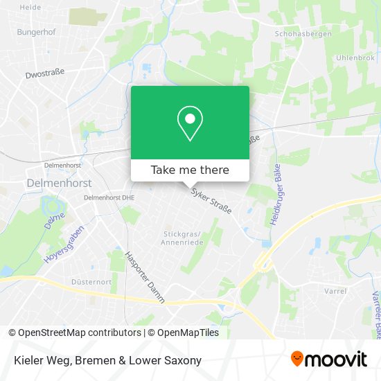 Kieler Weg map