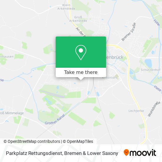 Parkplatz Rettungsdienst map