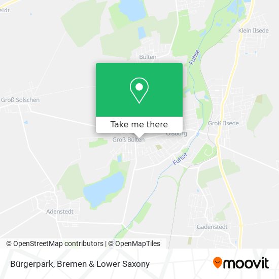 Bürgerpark map
