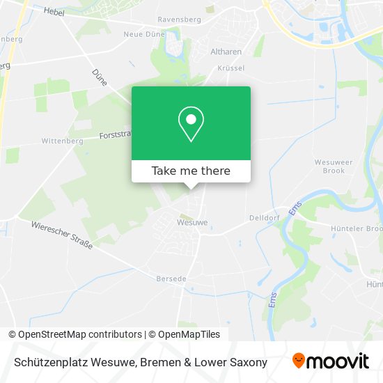 Schützenplatz Wesuwe map