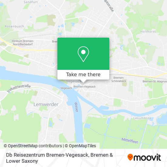 Db Reisezentrum Bremen-Vegesack map