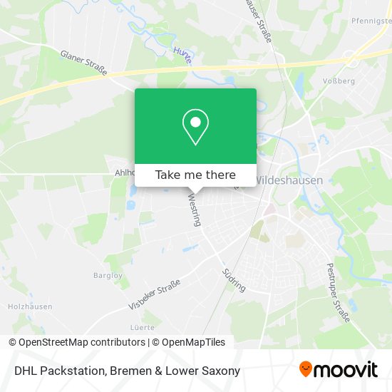 DHL Packstation map