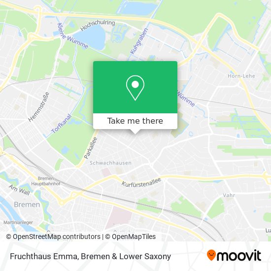 Fruchthaus Emma map