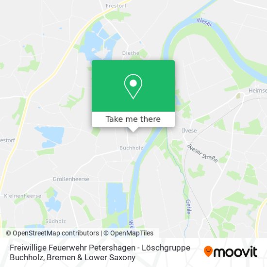 Freiwillige Feuerwehr Petershagen - Löschgruppe Buchholz map