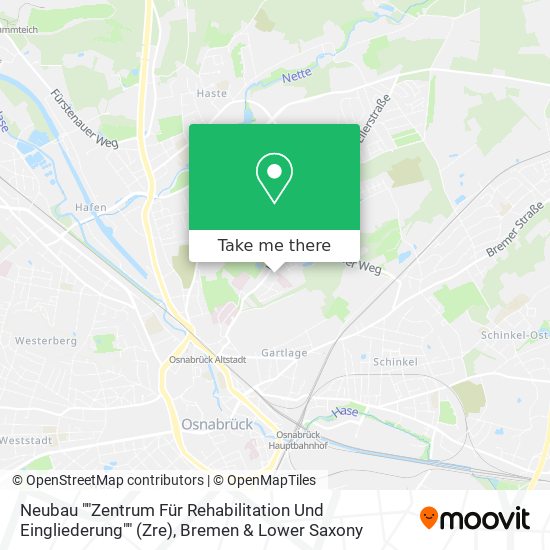 Neubau ""Zentrum Für Rehabilitation Und Eingliederung"" (Zre) map