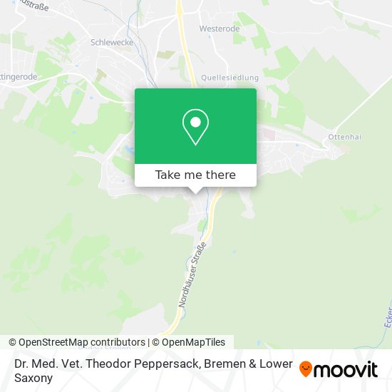 Dr. Med. Vet. Theodor Peppersack map