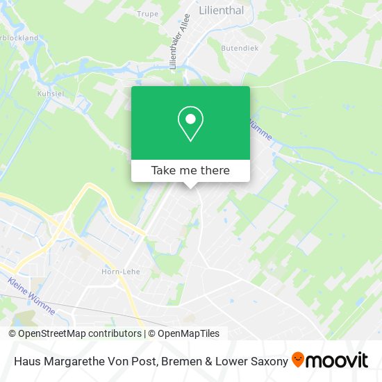 Haus Margarethe Von Post map