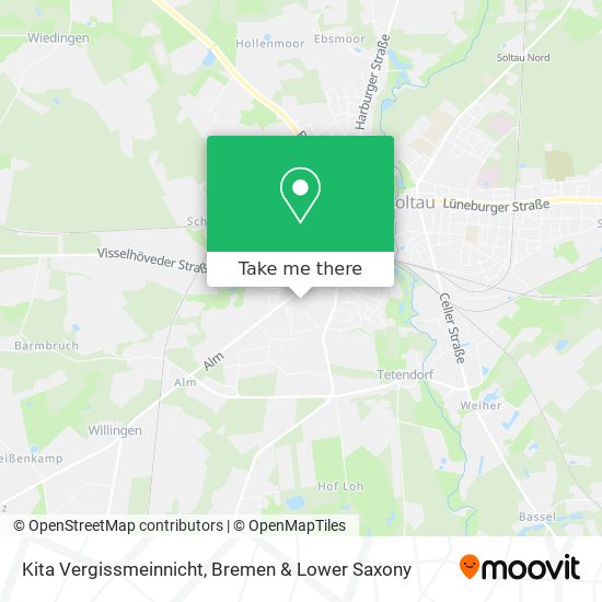 Kita Vergissmeinnicht map