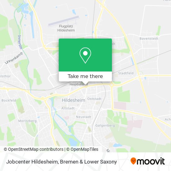 Jobcenter Hildesheim map
