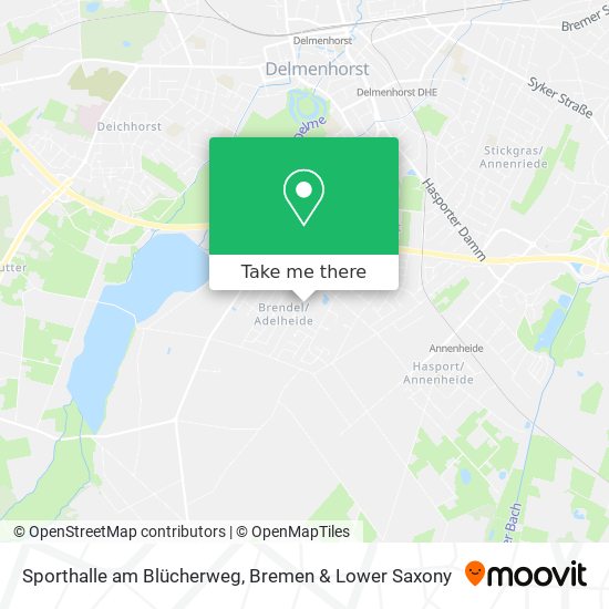 Sporthalle am Blücherweg map
