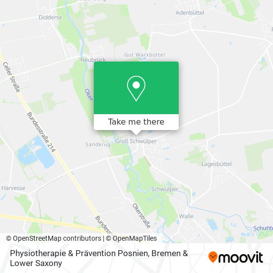 Physiotherapie & Prävention Posnien map
