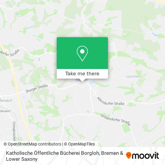 Katholische Öffentliche Bücherei Borgloh map