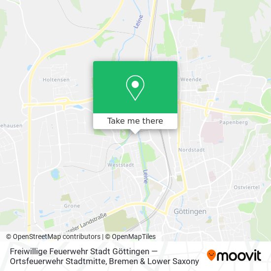 Freiwillige Feuerwehr Stadt Göttingen — Ortsfeuerwehr Stadtmitte map