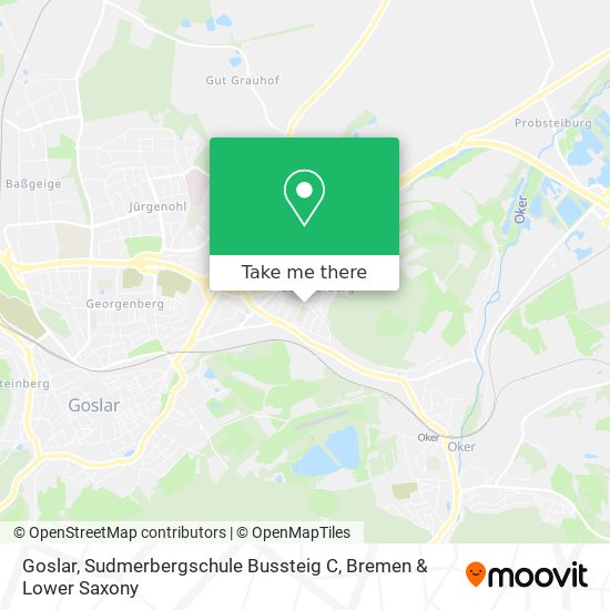 Goslar, Sudmerbergschule Bussteig C map