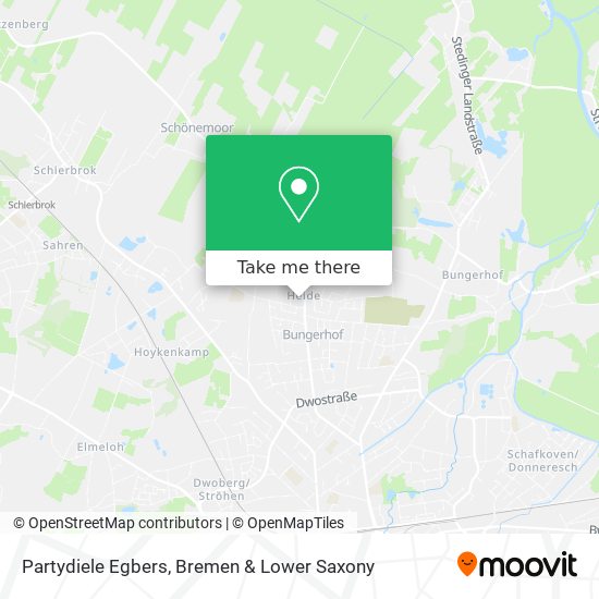 Partydiele Egbers map