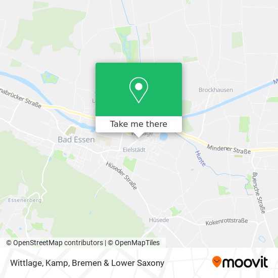 Wittlage, Kamp map