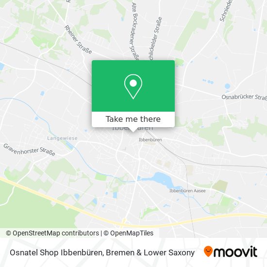 Osnatel Shop Ibbenbüren map