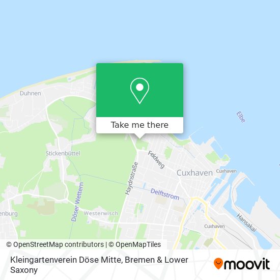 Kleingartenverein Döse Mitte map
