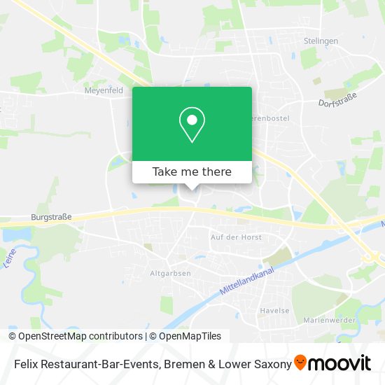 Felix Restaurant-Bar-Events map