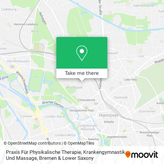 Praxis Für Physikalische Therapie, Krankengymnastik Und Massage map