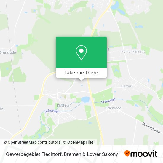 Gewerbegebiet Flechtorf map