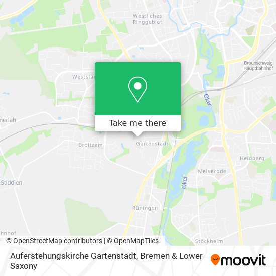 Auferstehungskirche Gartenstadt map