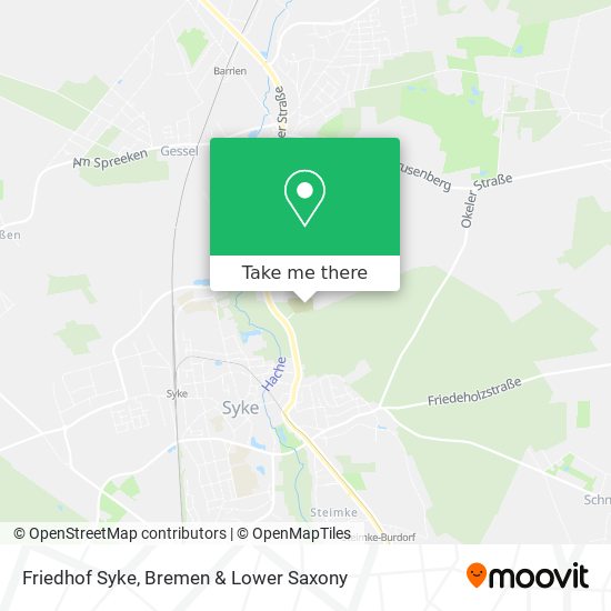 Friedhof Syke map