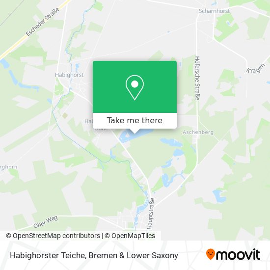 Habighorster Teiche map