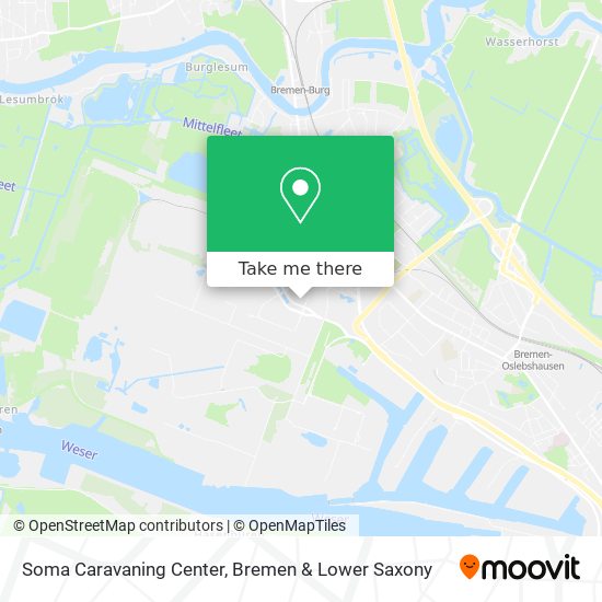 Soma Caravaning Center map