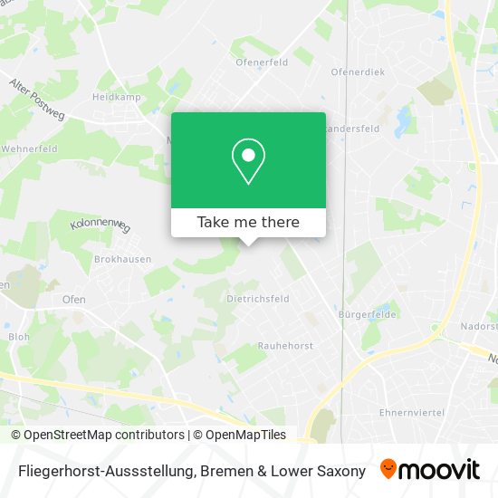 Fliegerhorst-Aussstellung map