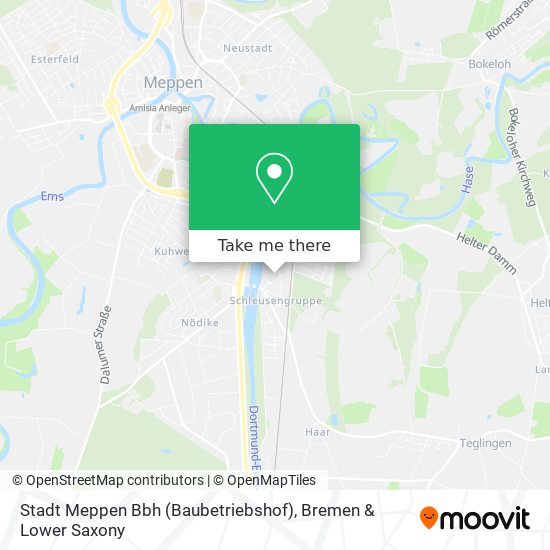 Stadt Meppen Bbh (Baubetriebshof) map