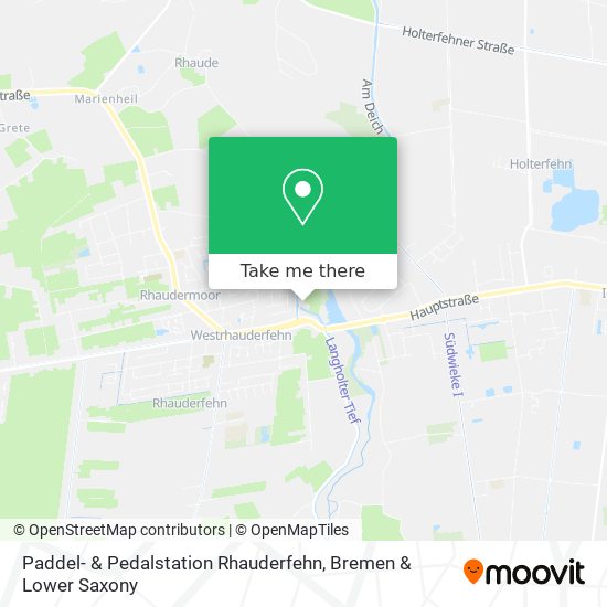 Paddel- & Pedalstation Rhauderfehn map