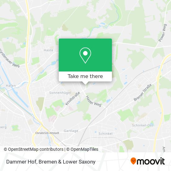 Dammer Hof map